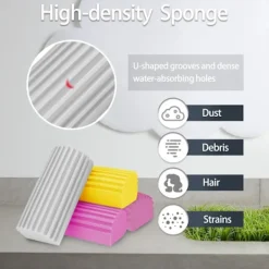 Discount 6 stycken återanvändbara dammsvampar, absorberande svampar, mångsidiga höabsorberande rengöringssvampblock{YFL}