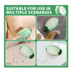 Sale Generic 2 stycken återanvändbara tvättbara luddrullar, anti-hårklädesborste, mini bärbar luddrulle, luddrulle