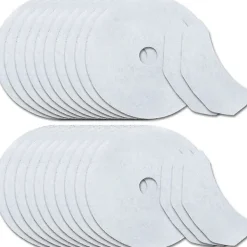 Hot 30 stycken torktumlare avgasfilter, universell bärbar torktumlare luddfilter ersättning för Panda// White