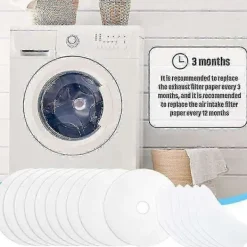 Sale 30 stycken torktumlare avgasfilter, universal bärbar torktumlare luddfilter ersättning kompatibel.