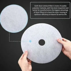 Hot 30 Stycken Torktumlare Avgasfilter, Universell Portabel Torktumlare Luddfilter Ersättning Kompatibel