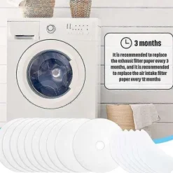 Hot 30 Stycken Torktumlare Avgasfilter, Universell Portabel Torktumlare Luddfilter Ersättning Kompatibel