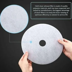 Clearance 30 Stycken Torktumlare Avgasfilter, Universell Portabel Torktumlare Luddfilter Ersättning för Panda/-WELLNGS