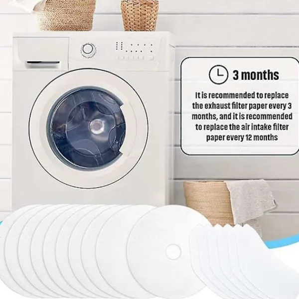 Hot 30 stycken torktumlarens avgasfilter, universellt bärbart torktumlarens luddfilterbyte för Panda/