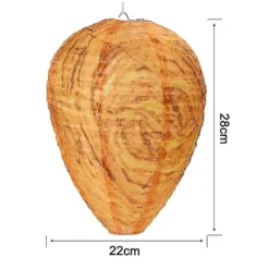 Outlet 4 stycken vattentäta getingbo-attrapper, hängande getingavskräckande medel, falska getingbon i tyg, giftfria bi-attrapper, avskräckande medel för hem och trädgård | Fyndiq