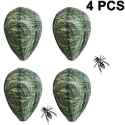 Outlet DAO 4 Stycken Vattentäta Getingbo Attrapper Hängande Hornet Avskräckare Falska Tyg Getingbon Giftfria Bi Attrapp Avskräckare För Hem Och Gar [DB] | Fyndiq Dark green
