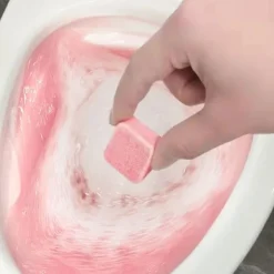Online 12 tabletter/set Brusande rengöringstabletter för toalett pink