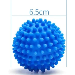 Clearance 5 torkbollar, återanvändbara torkbollar, tumlartorkbollar, igelkottbollar, torkbollar för tumlare och torktumlare, 5 st (blå)