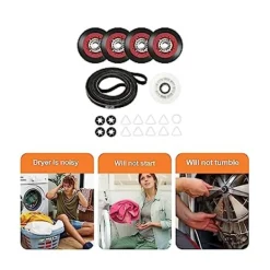 Outlet 4392067 Torktumlare 27 tum Reparationskit Underhållssats Inkluderar Wpw10314173 Trumma Och 661570v Och 279