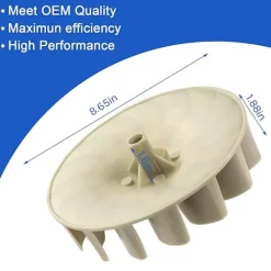 New 694089 Torktumlare fläkt hjul, ersättning torktumlare fläkt montering kompatibel med de flesta torktumlare-ersätter PS11743785 279500