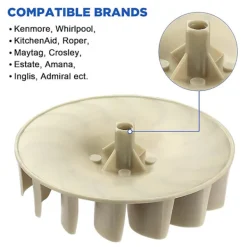 New 694089 Torktumlare fläkt hjul, ersättning torktumlare fläkt montering kompatibel med de flesta torktumlare-ersätter PS11743785 279500
