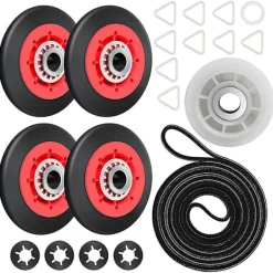 Sale unbranded 4392067 Torktumlare Reparationskit För , , , Torktumlare Inkluderar Wpw10314173 Trumrulle