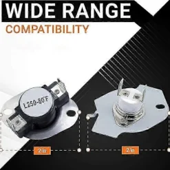 Online 279816 Torktumlare Termostat Termisk Avstängningssats för & Torktumlare Ersätter AP3094244 3399848 PS334299 279816 Edition d