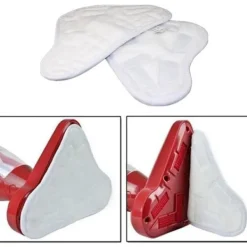 Discount 6 tvättbara mikrofiberångmoppdynor, tvättbara överdragsångmoppdynor, fästs enkelt på ångmopp via, mikrofiberångmoppdukar