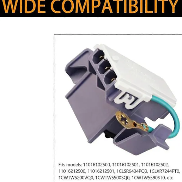 Online 8318084 Tvättmaskin Lockbrytare Ersättningsdel Kompatibel med WhirlPool KenMore-Perfet