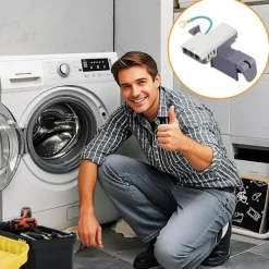 Online 8318084 Tvättmaskin Lockbrytare Ersättningsdel Kompatibel med WhirlPool KenMore-Perfet