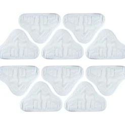 Sale 2024 Uppgraderad H2OX5 Mikrofiber Ångmopp Pad Ersättning - Kompatibel med H2O H20 Ångmopp X5 - Tvättbar och Återanvändbar - 10-Pack