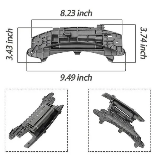 New 8183202 W10005090 Ersättningsgångjärn för tvättmaskinsdörr för Wp8183202 W10200695