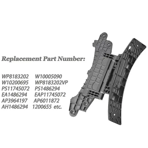 New 8183202 W10005090 Ersättningsgångjärn för tvättmaskinsdörr för Wp8183202 W10200695