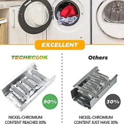 279838 W10724237 Torktumlare Värmeelement Kit - Whirlpool Maytag Kenmore