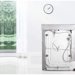 60 x 53 x 85cm, Silver Vattentät Hemma Tvättmaskin Skydd - Sol