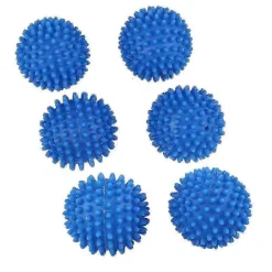 Hot 6 x Blå Återanvändbara Torkbollar