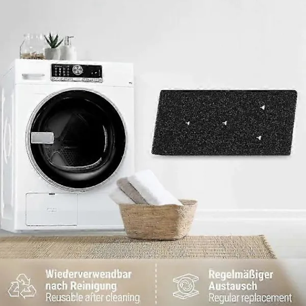 Sale 2 x Filter för Bauknecht Privileg Whirlpool HX 481010716911 Torktumlare, 230 x 115 x 14 mm