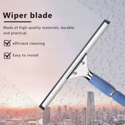 New 4 x Fönstertvätt Gummiskrapa Blad för WV50 WV2 280mm Ersättningsrengöringstillbehör Skrapor