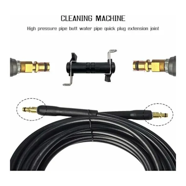 New 1 x Förlängningsled Adapter Bricka Montering Bricka Montering Högtryckstvätt Vattenslang Kompatibel med Karcher K2 K3 K4 K5 K6 K7