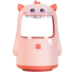 Online ABS Stark Sug Flygfälla Lampa Fotokatalytisk Monsterform Elektrisk Insektsdödare Rosa