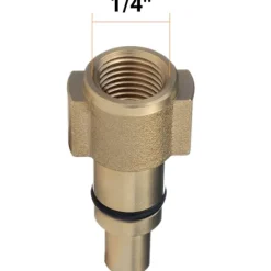 Rosfix Adapter Bayonet för Hogtryckstvätt – Mässing | 1/4