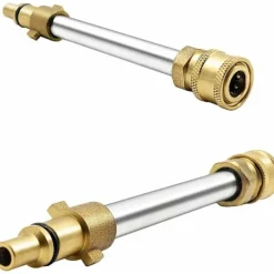 Best Adapter för högtryckstvätt, 1/4" snabbkoppling, högtryckstvättkopplingar, pistol och högtryckstvättadapter, kompatibel med Nilfisk gammal typ