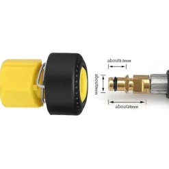 Outlet Adapter För M22 M14 M15 Högtryckstvätt Vattenutlopp Set Snabbkoppling M22 Högtryckstvätt