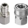 Clearance Adapterset för högtryckstvätt, snabbkopplingskit, honkoppling, rostfritt stål, 5000 PSI