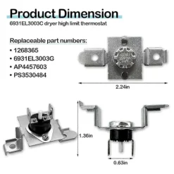 Discount AGM30045804 Torktumlare Termistor och Termostat Kit för Ken-More