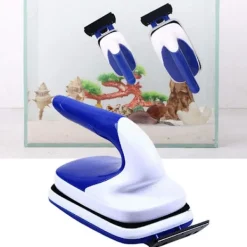 Akvarium Rengöring Magnetisk Borste Verktyg Glas Fönster Rengöring Fisk Tank Torka