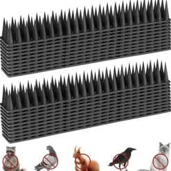 Online Anti Duva Spik 5.7M, Anti Duva för Balkong, Plast Anti Duva Spik, Anti Duva, Kråkor, Katter, Sparvar, etc. (20 ST) Svart