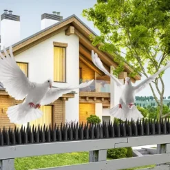 Online Anti Duva Spik 5.7M, Anti Duva för Balkong, Plast Anti Duva Spik, Anti Duva, Kråkor, Katter, Sparvar, etc. (20 ST) Svart