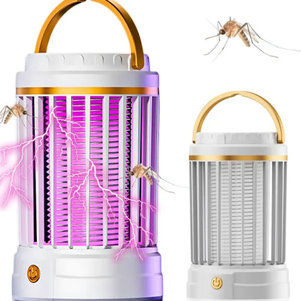 Clearance Megabilligt Anti-Mygg UV LED Myggavvisande Hänglampa med 2 Ljuslägen