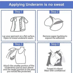 Anti-svett Stor Underarms Svettlapp för Män och Kvinnor, Bekväm Underarms Svettlapp, Engångs