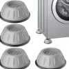 Antivibrationsdämpare, Antivibrationsfötter, 4 Stycken Fötter Tvättmaskin, Stabiliserande Fötter Sockel, Fötter Tvättmaskin, Dämpare M