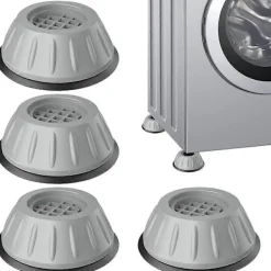 Antivibrationsdämpare, Antivibrationsfötter, 4 Stycken Fötter Tvättmaskin, Stabiliserande Fötter Sockel, Fötter Tvättmaskin, Dämpare M