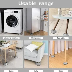 Antivibrationsdämpare, Antivibrationsfötter, 4 Stycken Fötter Tvättmaskin, Stabiliserande Fötter Sockel, Fötter Tvättmaskin, Dämpare M