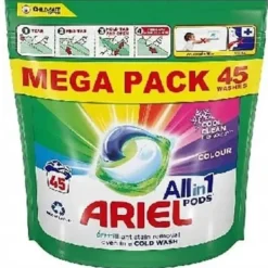 Hot Ariel 3-in-1 Pods Color Laundry Capsules/ 45 pcs (IMPORTED FROM