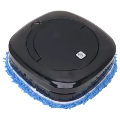 Outlet Automatisk golvmoppningsrobot med vattentank Dammsugare och mopprengöring Svart