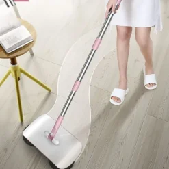 Outlet Automatisk handdriven sopmaskin magisk roterande kvast ingen elektrisk hushållsrengöringsverktyg