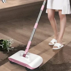 Outlet Automatisk handdriven sopmaskin magisk roterande kvast ingen elektrisk hushållsrengöringsverktyg