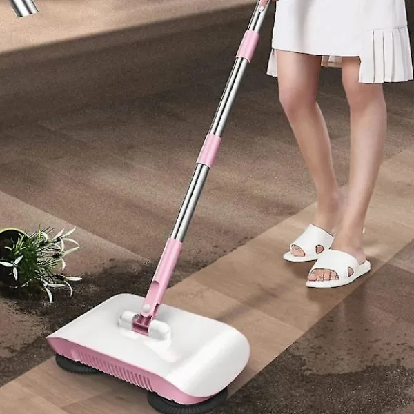 Outlet Automatisk handdriven sopmaskin magisk roterande kvast ingen elektrisk hushållsrengöringsverktyg