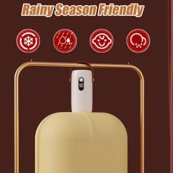 Discount Automatisk Klädångare, 200W Professionellt Varmluftstorksystem, Justerbara Inställningar för Hem, Studentboende, Affärsresor, Kompakt