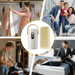 Discount Automatisk Klädångare, 200W Professionellt Varmluftstorksystem, Justerbara Inställningar för Hem, Studentboende, Affärsresor, Kompakt